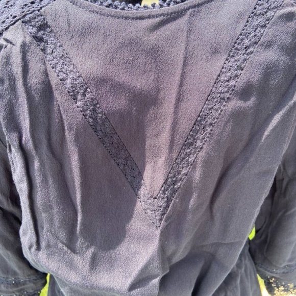 Beautifully braided detail Maje dress in Navy Blue Size 3 (Maje) EUC - Picture 6 of 16